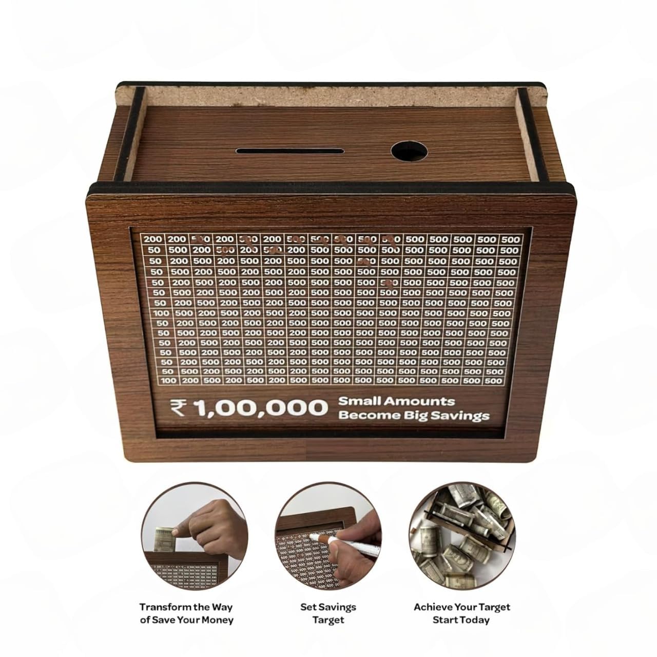 Savings Challenge Piggy Bank