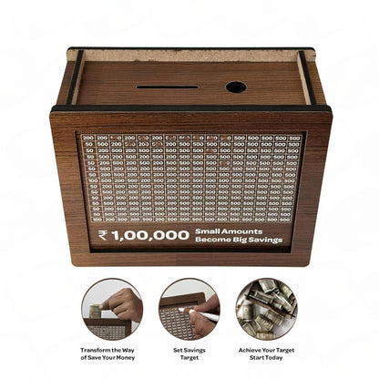 Savings Challenge Piggy Bank